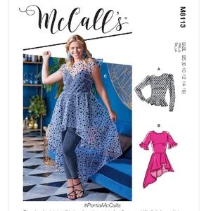 McCall's Sewing Pattern Misses' & Women's Tops With Cup Sizes M8113